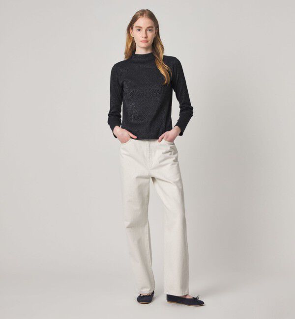 STEVEN ALAN「＜Steven Alan＞ラメ ボトルネック プルオーバー」|Tシャツ・カットソー|