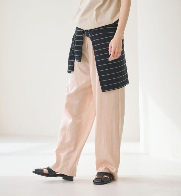 BEAUTY&YOUTH UNITED ARROWS「サテンドロースト ワイドパンツ ウォッシャブル」|その他|