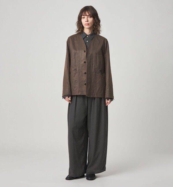 STEVEN ALAN「＜Steven Alan＞クラック ライク ノーカラー ジャケット」|その他|