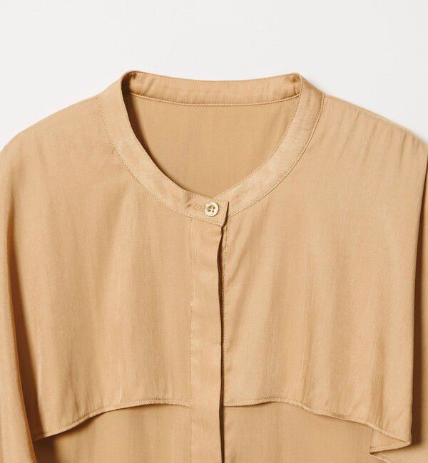 BEAUTY&YOUTH UNITED ARROWS「【WEB限定 Wardrobe DAILY MINIMAL】フリルレイヤーブラウス ウォッシャブル」|シャツ・ブラウス|