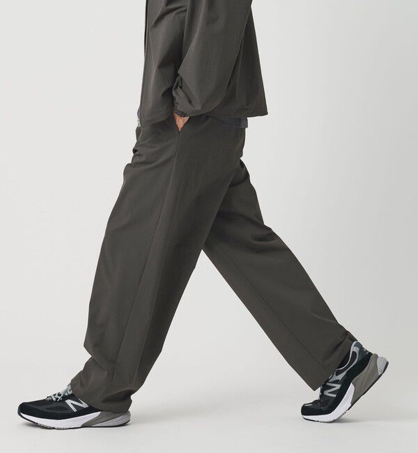 BEAUTY&YOUTH UNITED ARROWS「360&deg;MASTER バギー イージーパンツ NO.12 セットアップ対応 撥水 ストレッチ ウォッシャブル」|チノ|DK.GRAY