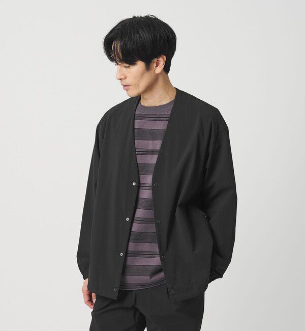 BEAUTY&YOUTH UNITED ARROWS「360&deg;MASTER スナップ アジャスト カーディガン セットアップ対応 撥水 ストレッチ ウォッシャブル」|カーディガン|BLACK