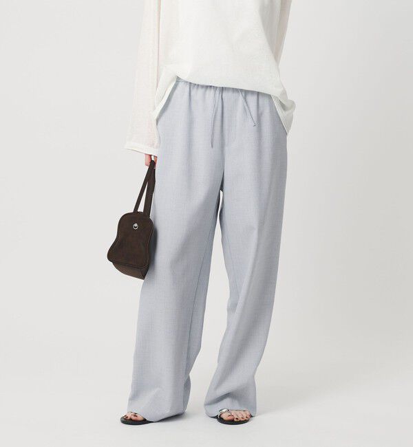 BEAUTY&YOUTH UNITED ARROWS「リネンライク ライトイージーパンツ ウォッシャブル 防シワ」|その他|LT.BLUE