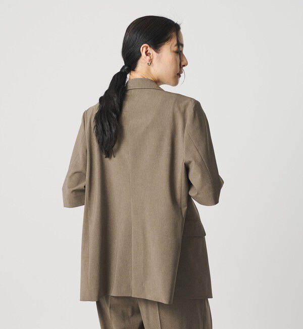 BEAUTY&YOUTH UNITED ARROWS「ハーフスリーブ ジャケット 吸水速乾 防シワ」|テーラードジャケット|