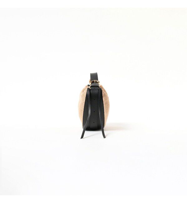 Demi-Luxe BEAMS 「VIOLAd&rsquo;ORO / ラフィア調 ムーンバッグ」|トートバッグ|