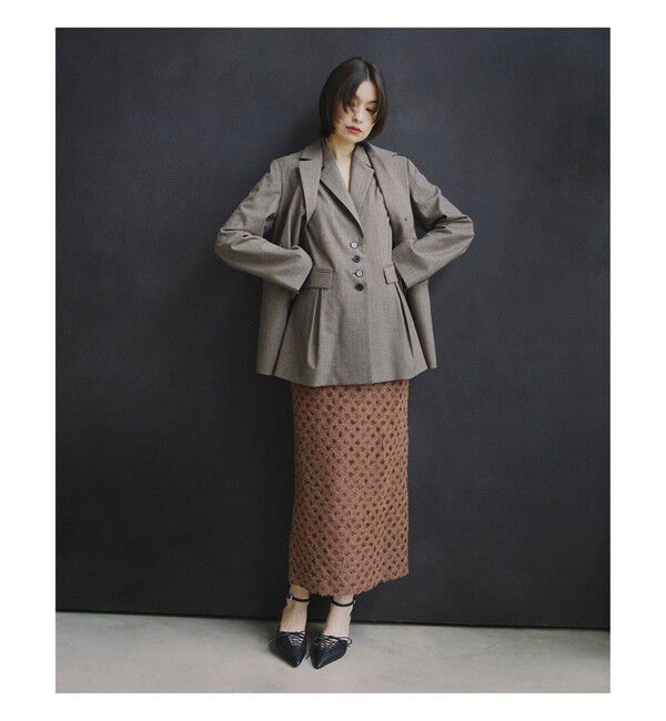 Ray BEAMS 「RBS / ヘリンボーン タック ジレ」|ベスト・ジレ|