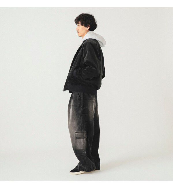 BEAMS「【別注】LACOSTE / コーデュロイ ブルゾン」|ブルゾン・スタジャン|