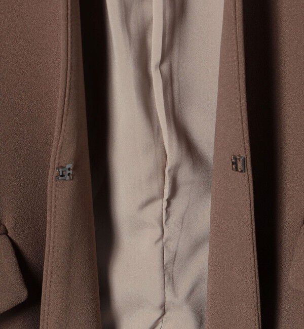 SHIPS Colors 「SHIPS Colors:ストレッチ ジョーゼット Vカラー ジャケット2(セットアップ対応可能)◇」|ノーカラージャケット|