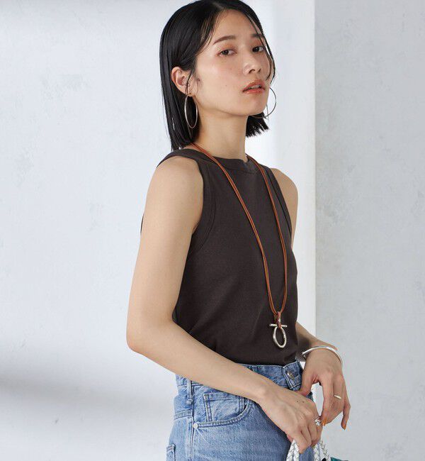 SHIPS for women「【SHIPS別注】onit:〈洗濯機可能〉アメリカンスリーブ タンクトップ」|タンクトップ|