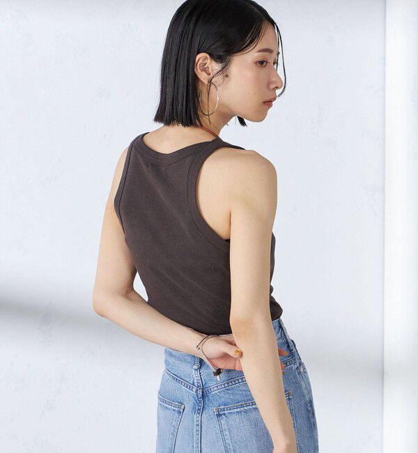 SHIPS for women「【SHIPS別注】onit:〈洗濯機可能〉アメリカンスリーブ タンクトップ」|タンクトップ|