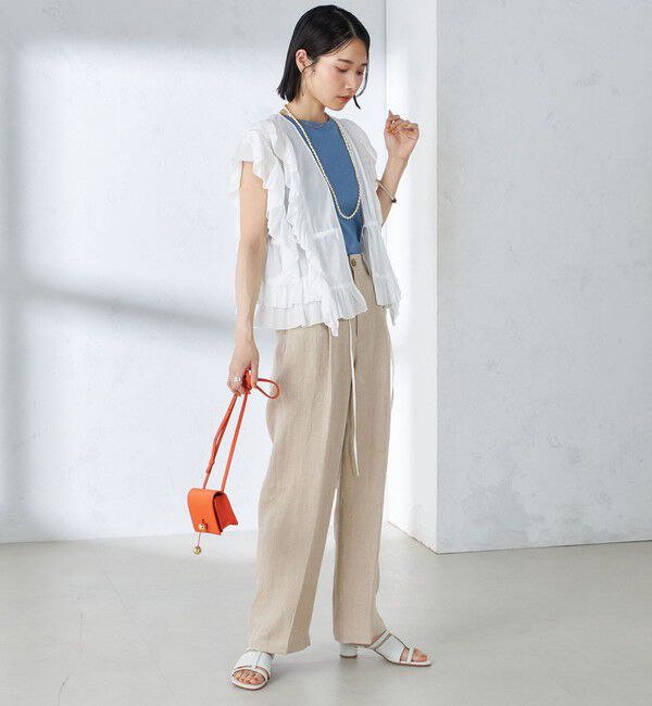 SHIPS for women「【SHIPS別注】onit:〈洗濯機可能〉アメリカンスリーブ タンクトップ」|タンクトップ|