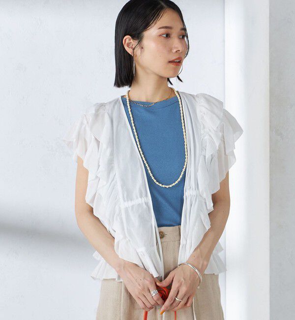 SHIPS for women「【SHIPS別注】onit:〈洗濯機可能〉アメリカンスリーブ タンクトップ」|タンクトップ|