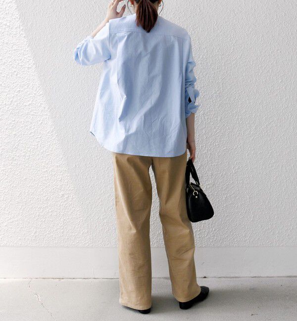 SHIPS any「SHIPS any:〈洗濯機可能〉コーデュロイ フロント ボタン セミワイド パンツ」|その他|