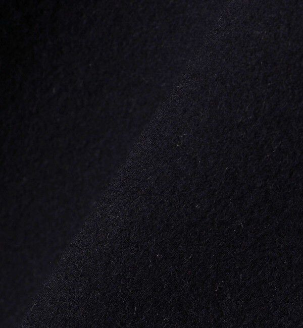 SHIPS for women「リバー ファー ポケット コート」|ノーカラーコート|