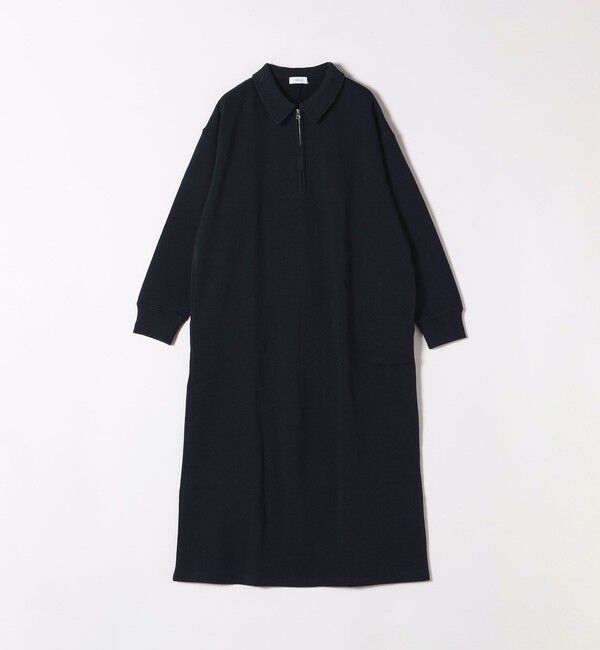 SHIPS any「SHIPS any:〈洗濯機可能〉USA コットン 裏起毛 ハーフジップ ワンピース」|ワンピース|