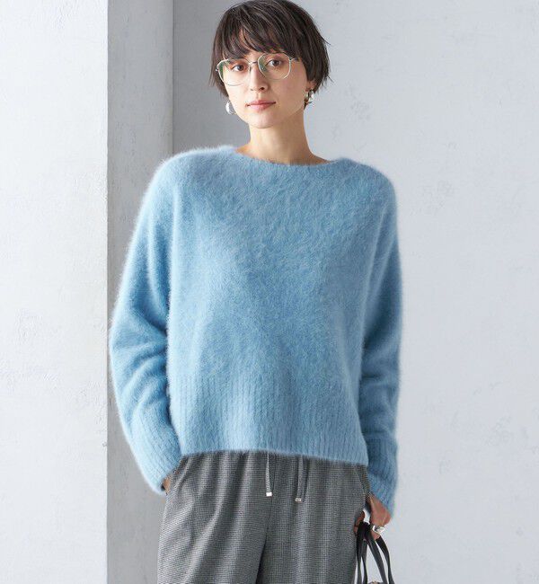 SHIPS for women「〈手洗い可能〉FOX クルーネック プルオーバー」|ニット・セーター|