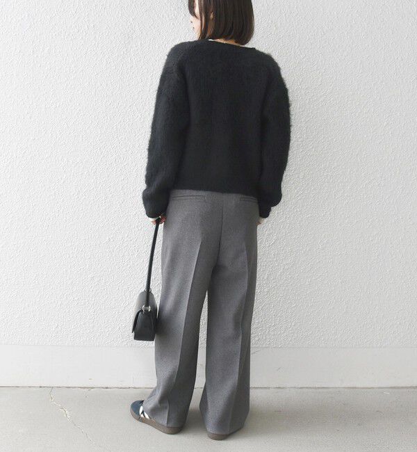 SHIPS any「SHIPS any:〈手洗い可能〉シャギー クルーネック ニット カーディガン」|カーディガン|