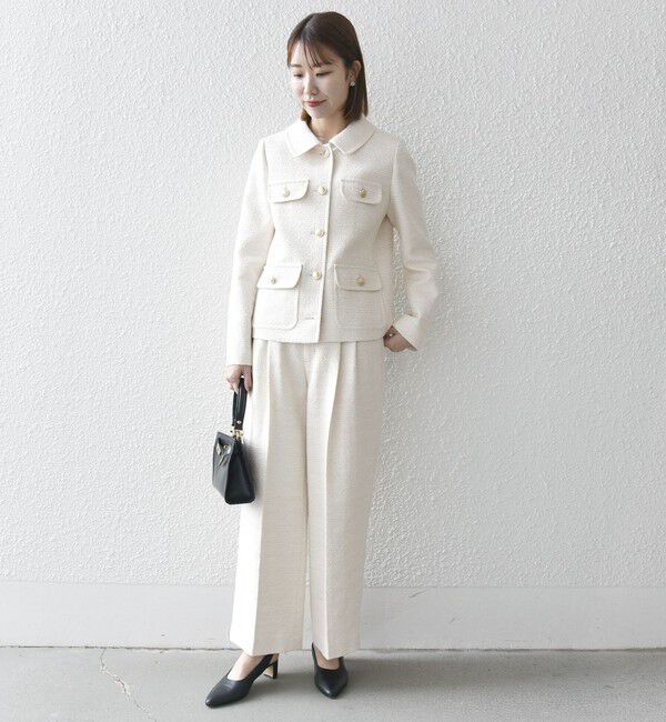 SHIPS any「SHIPS any: ツイード シングル ポケット ジャケット［NAVY BLUE］」|その他|