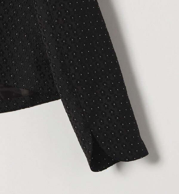 SHIPS any「SHIPS any:〈手洗い可能〉フラワー ジャカード ショート テーラード ジャケット」|テーラードジャケット|