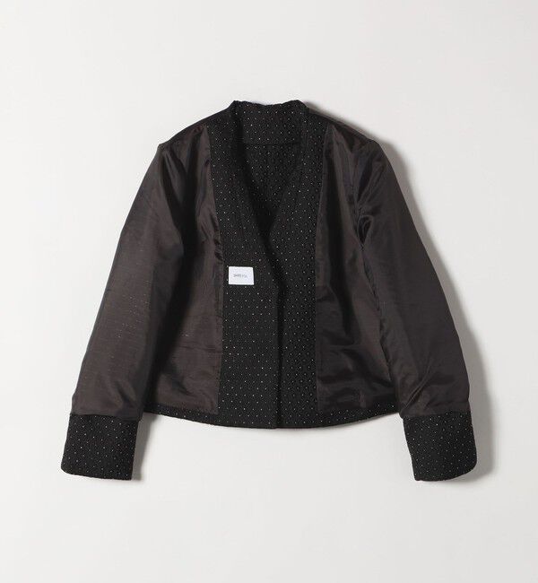 SHIPS any「SHIPS any:〈手洗い可能〉フラワー ジャカード ショート テーラード ジャケット」|テーラードジャケット|