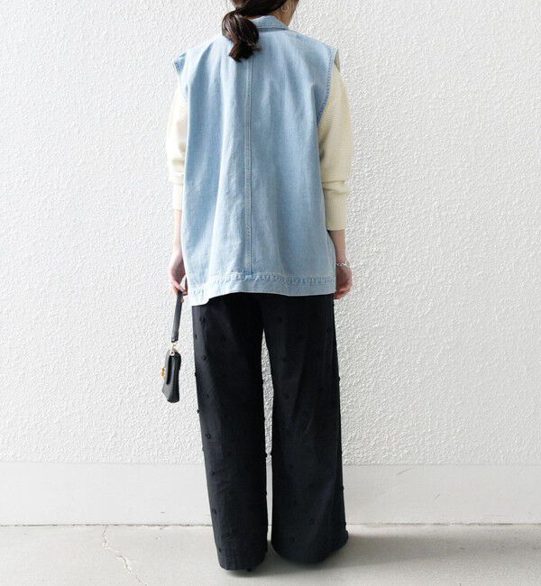 SHIPS any「SHIPS any:〈洗濯機可能〉デニム ベスト［SHIPS any DENIM］」|ベスト・ジレ|