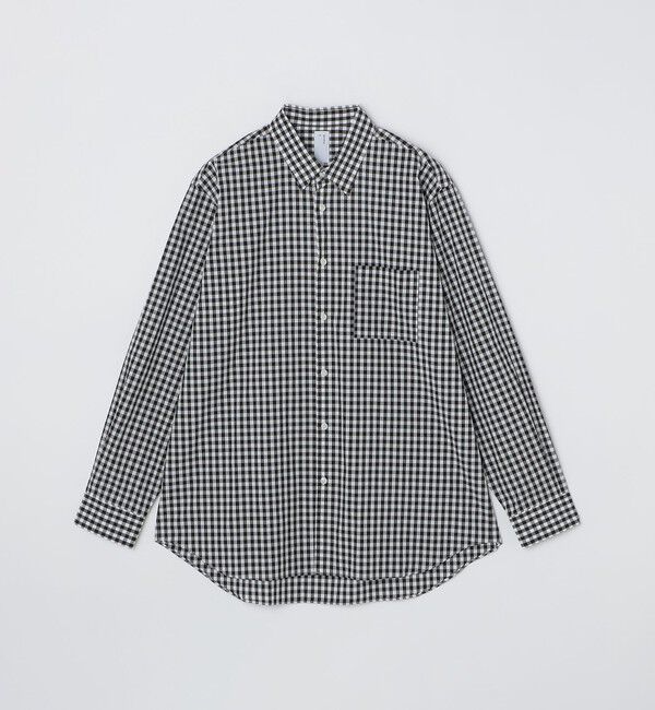 SHIPS「【City Ambient Products別注】benine9: GINGHAM CHECK SHIRT」|シャツ・ブラウス|ブラック