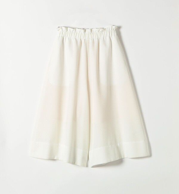 SHIPS any「SHIPS any:〈洗濯機可能〉ドライタッチ ギャザー キュロット パンツ」|その他|