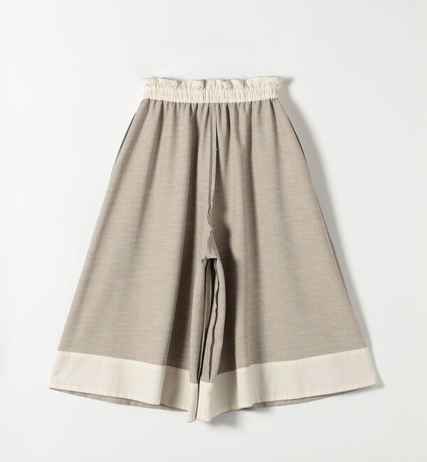 SHIPS any「SHIPS any:〈洗濯機可能〉ドライタッチ ギャザー キュロット パンツ」|その他|