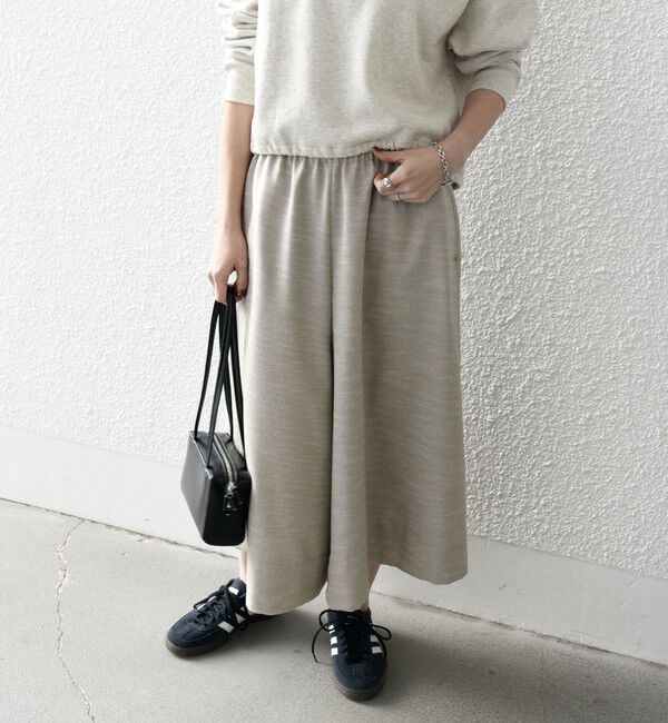 SHIPS any「SHIPS any:〈洗濯機可能〉ドライタッチ ギャザー キュロット パンツ」|その他|