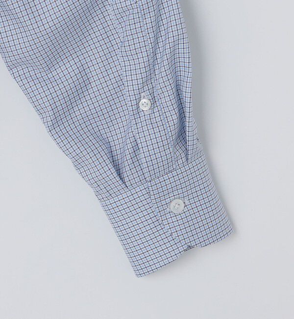 SHIPS「【SHIPS別注】Errico Formicola: LUCA タブカラー マイクロチェック シャツ」|シャツ・ブラウス|