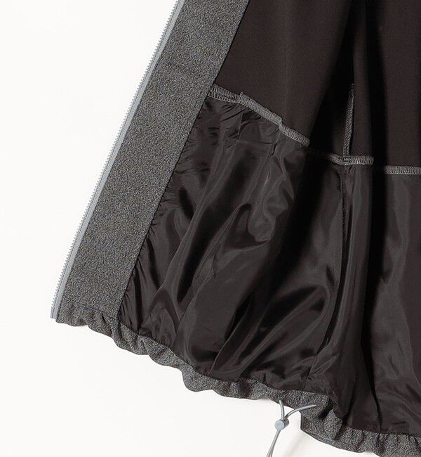 quaranciel「quaranciel:〈手洗い可能〉カット ジョーゼット ドロスト ジップ ベスト」|ベスト・ジレ|