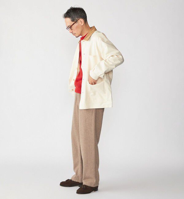 SHIPS「SHIPS:〈手洗い可能〉ライト ネル カバーオール シャツ」|シャツ・ブラウス|