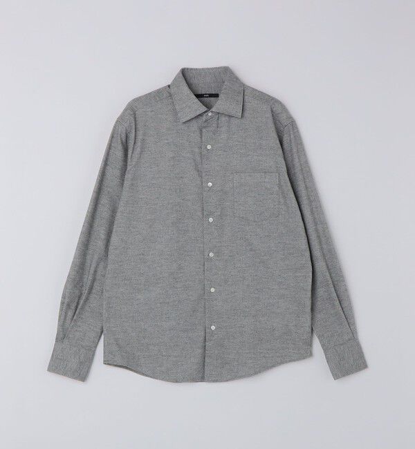 SHIPS「SHIPS:  ワイドカラー ネル シャツ」|シャツ・ブラウス|