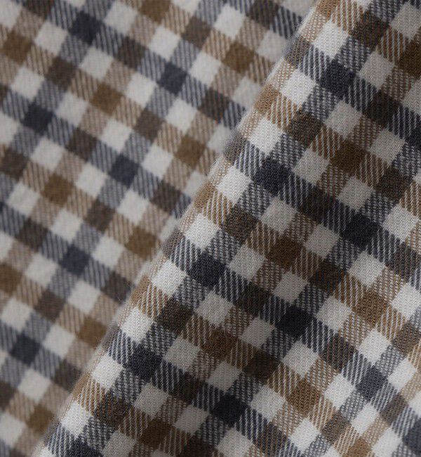 SHIPS「SHIPS:  ワイドカラー ネル シャツ」|シャツ・ブラウス|