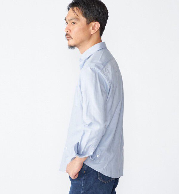 SHIPS「SHIPS:  ワイドカラー ネル シャツ」|シャツ・ブラウス|