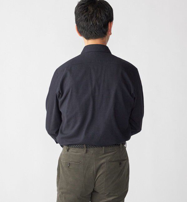 SHIPS「SHIPS:  ワイドカラー ネル シャツ」|シャツ・ブラウス|