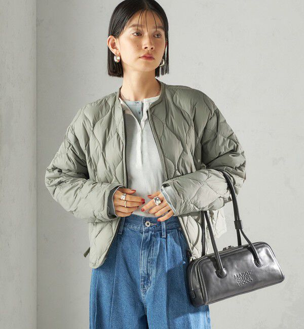 SHIPS for women「【SHIPS別注】Wai+ &times; TAION:〈手洗い可能〉ショート ダウン ジャケット」|ダウン|