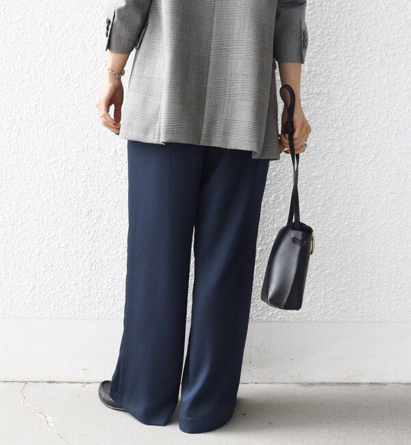 SHIPS for women「〈手洗い可能〉サテン ドロスト パンツ」|その他|