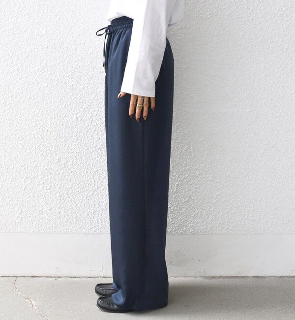 SHIPS for women「〈手洗い可能〉サテン ドロスト パンツ」|その他|