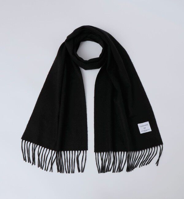 SHIPS Colors 「SHIPS Colors:カシミヤ 100% マフラー」|マフラー|ブラック