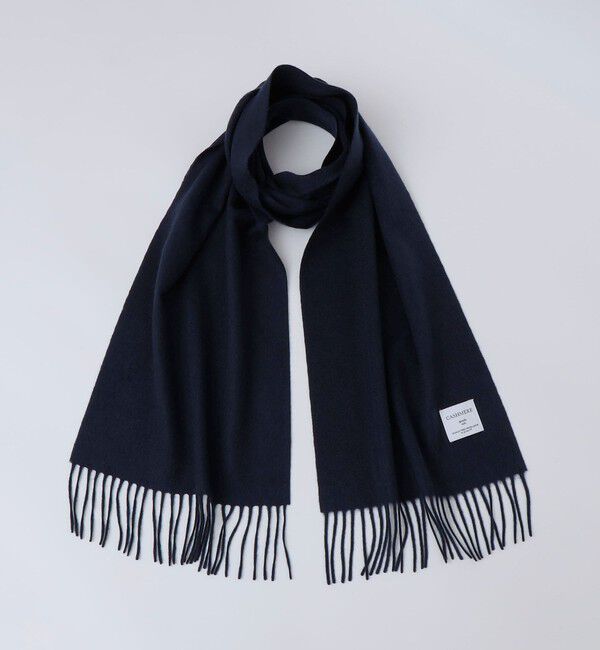 SHIPS Colors 「SHIPS Colors:カシミヤ 100% マフラー」|マフラー|ネイビー