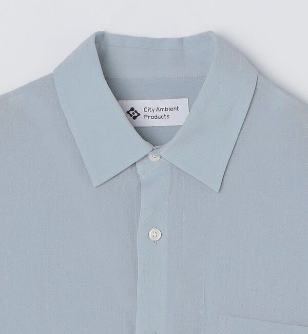 SHIPS「City Ambient Products: レギュラー ボイル ソリッド ロング スリーブ シャツ」|シャツ・ブラウス|