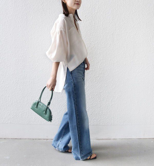 SHIPS for women「〈手洗い可能〉シアー タンブラー ポケット デザイン シャツ」|シャツ・ブラウス|