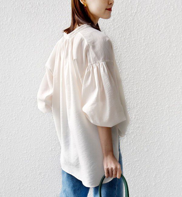 SHIPS for women「〈手洗い可能〉シアー タンブラー ポケット デザイン シャツ」|シャツ・ブラウス|
