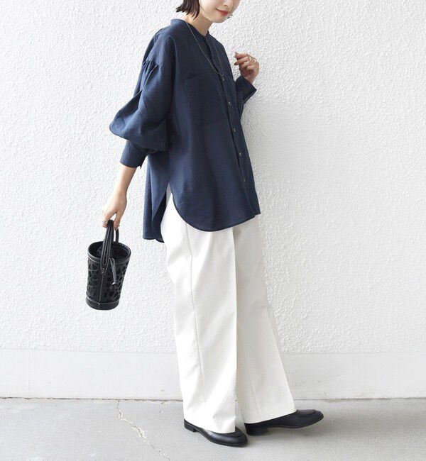 SHIPS for women「〈手洗い可能〉シアー タンブラー ポケット デザイン シャツ」|シャツ・ブラウス|