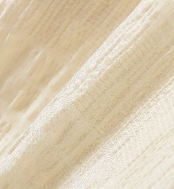 SHIPS any「《予約》SHIPS any:〈手洗い可能〉シアー チェック ルーズ テーラード シングル ジャケット」|テーラードジャケット|