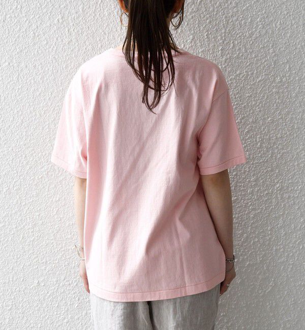 SHIPS any「《予約》【SHIPS any別注】La Hutte:〈洗濯機可能〉デザイン ロゴ プリント TEE 26SS」|Tシャツ・カットソー|