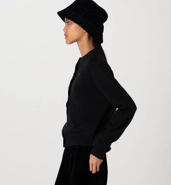 CABaN「コットンカシミヤ クルーネックカーディガン」|カーディガン|