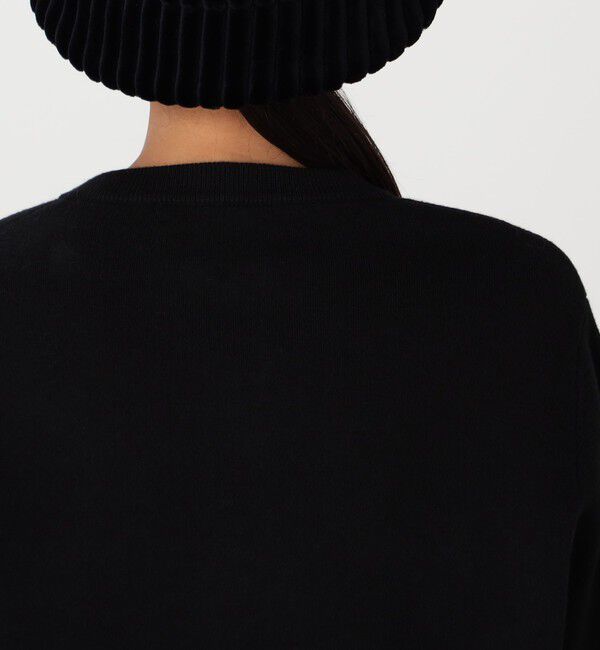 CABaN「コットンカシミヤ クルーネックカーディガン」|カーディガン|