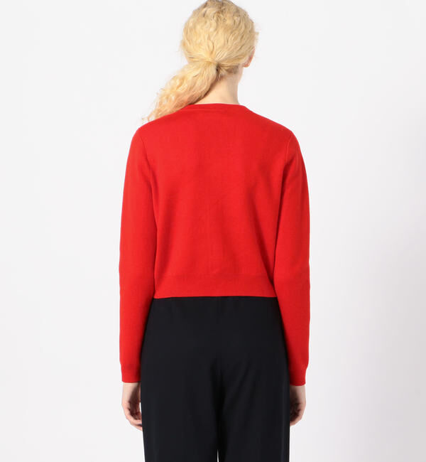 CABaN「コットンカシミヤ クルーネックカーディガン」|カーディガン|